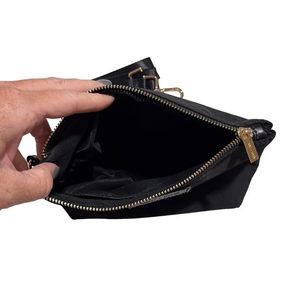 Saint + Sofia Marina Quilted Shopper Bag Black Travel Bag Internal Bag Straps - Picture 9 of 12